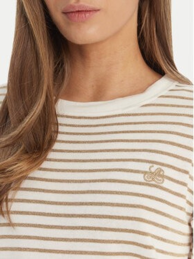 Luisa Spagnoli T-Shirt Cattolica 100402 Beżowy Regular Fit