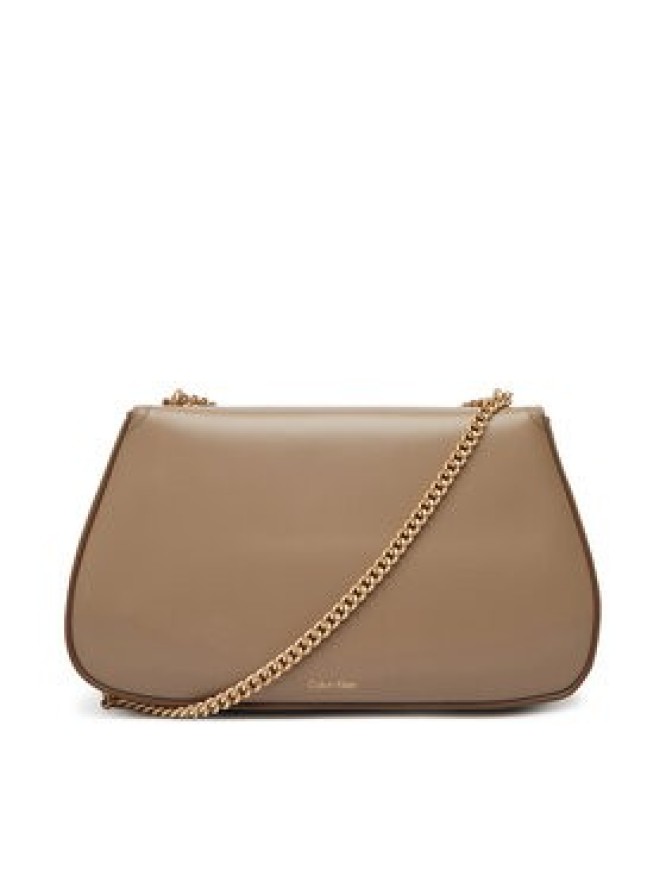 Calvin Klein Torebka Ck Convertible Chain Medium Bag LV04F3171G Beżowy