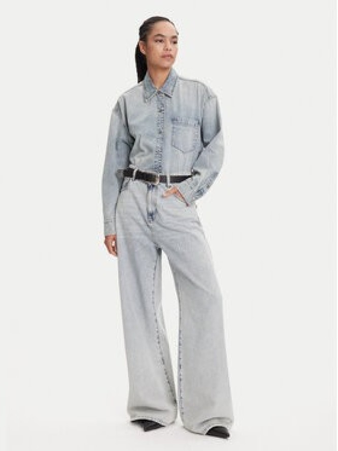 Miss Sixty Koszula jeansowa 6S1XJ49500 Niebieski Loose Fit