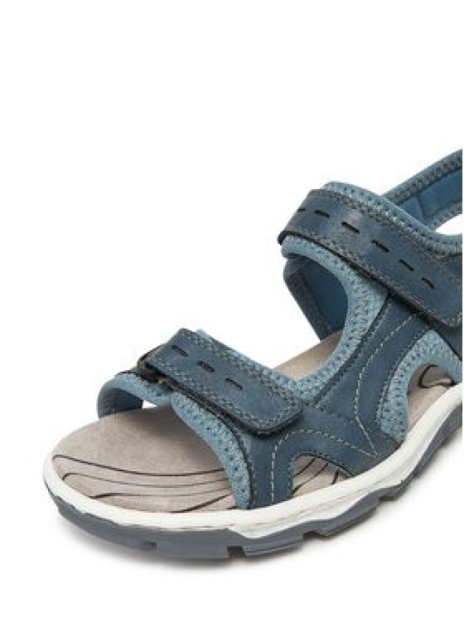 Rieker Sandały 68866-12 Niebieski