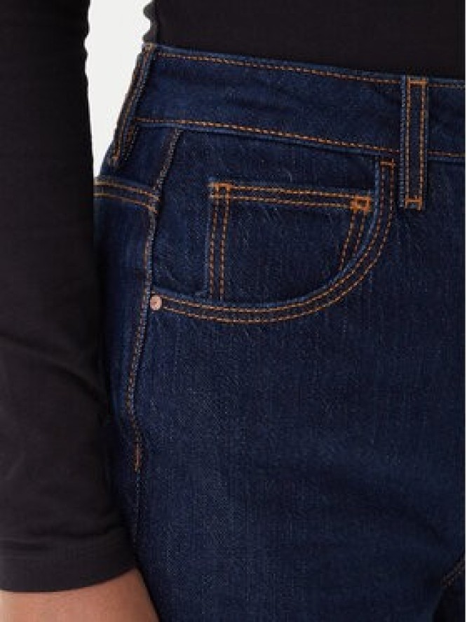 Guess Jeansy W2YA21 D4NH4 Granatowy Tapered Leg