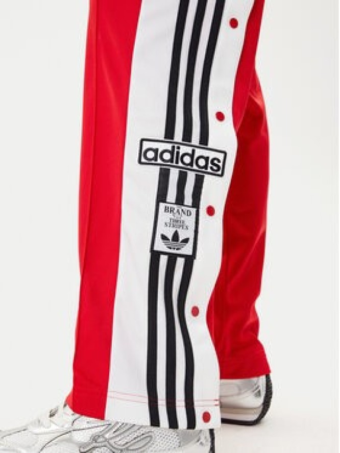adidas Spodnie dresowe Adibreak JY1354 Czerwony Loose Fit