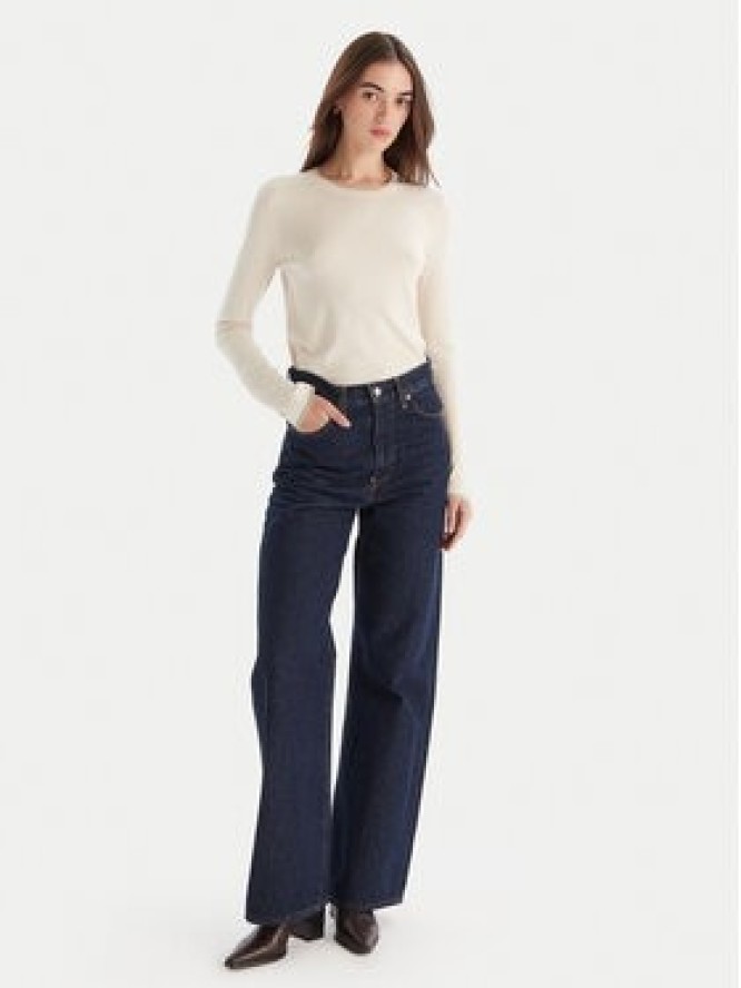 Liu Jo Sweter MF5226 MS49I Écru Regular Fit