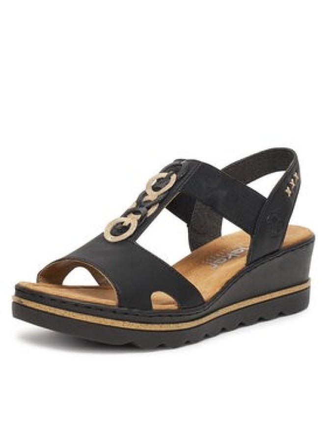 Rieker Sandały CEO-67498-00 Czarny