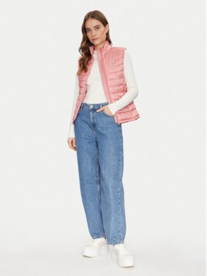 Guess Jeans Bezrękawnik W5RN55 WHAB2 Różowy Regular Fit