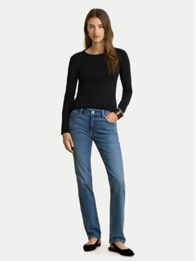 LAUREN RALPH LAUREN Bluzka 200680399001 Czarny Slim Fit