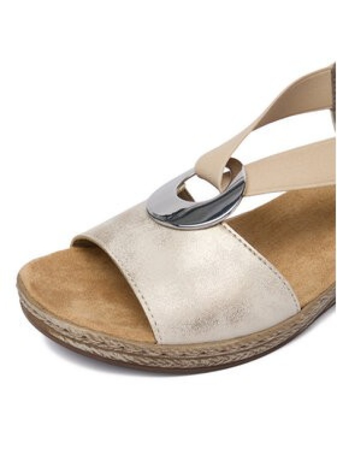 Rieker Sandały CEO-624H6-60 Beżowy