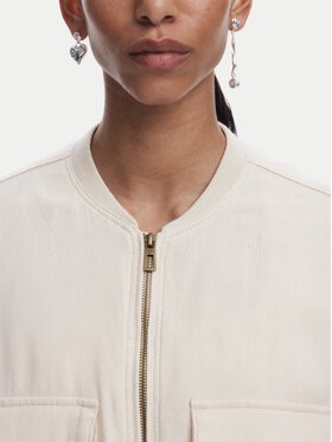 Desigual Kurtka bomber Austin 25SWEW51 Beżowy Regular Fit