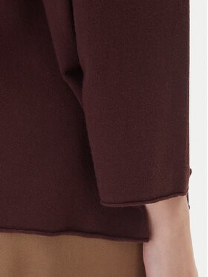 Kontatto Sweter 3M0801C Brązowy Regular Fit