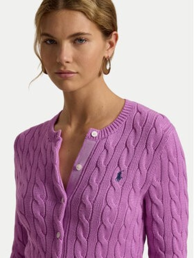 Polo Ralph Lauren Kardigan 211971868511 Różowy Regular Fit