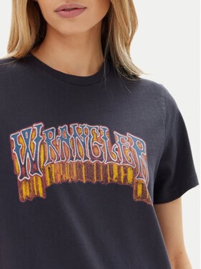 Wrangler T-Shirt Graphic 112362783 Czarny Regular Fit