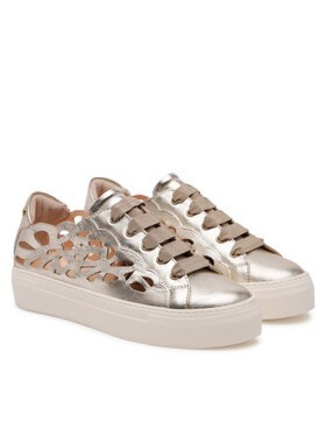 AGL Sneakersy Mandi D925249PGKV211G224 Złoty