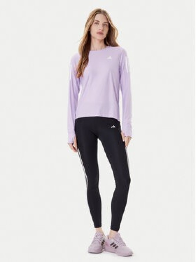 adidas Koszulka techniczna Own The Run JW9670 Fioletowy Regular Fit