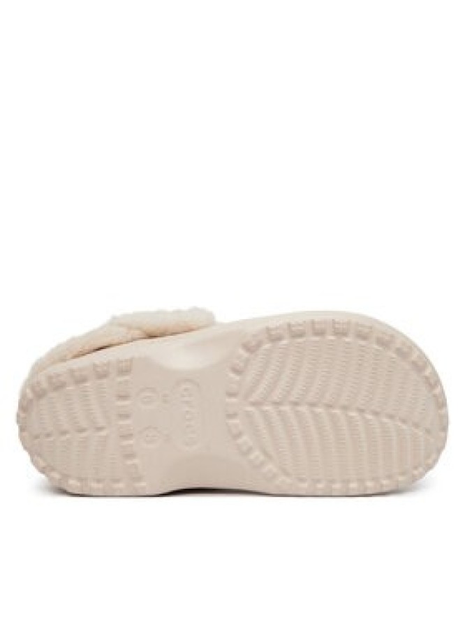 Crocs Klapki Classic Unfurgettable Vegan Suede Clog 212106 Kremowy