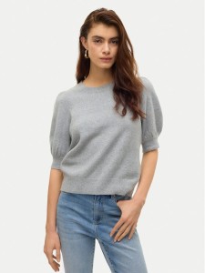 Vero Moda Sweter Doffy 10278313 Szary Regular Fit