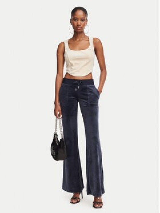 Juicy Couture Spodnie dresowe Layla JCSEBJ001G Granatowy Regular Fit
