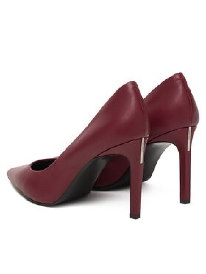 Calvin Klein Szpilki Ess Stiletto 90 HW0HW02608 Bordowy