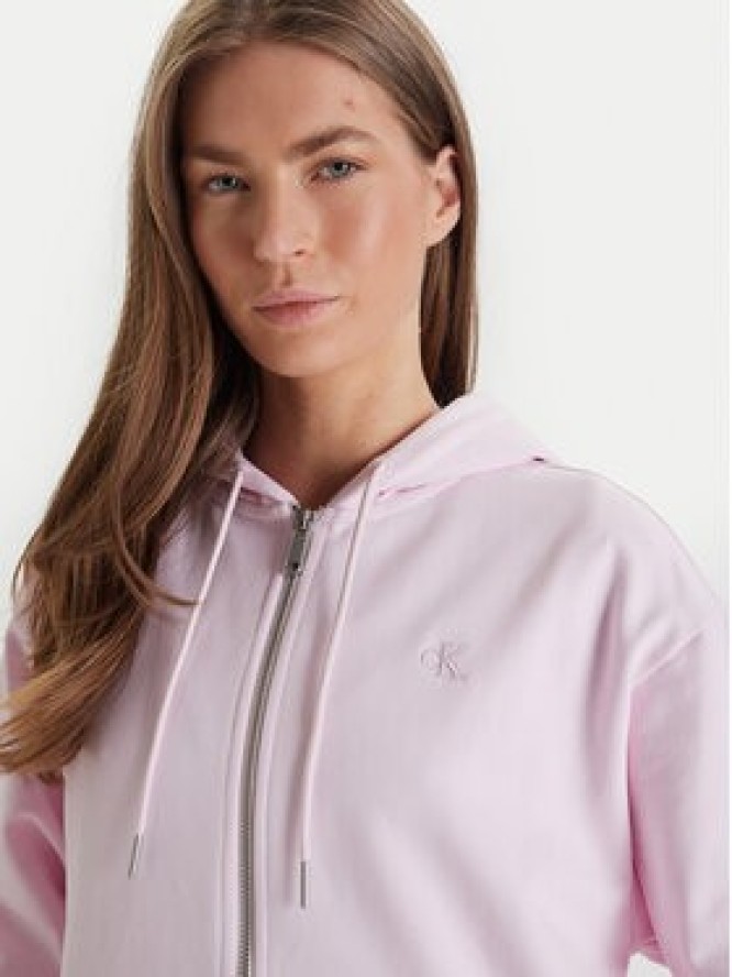 Calvin Klein Jeans Bluza Archive Logo LV047B237G Różowy Regular Fit