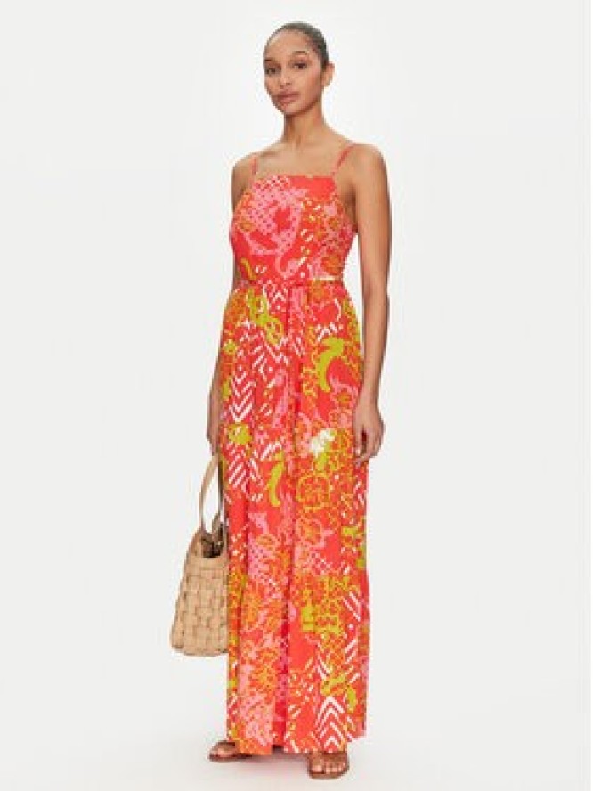 Gaudi Sukienka letnia 511BD15015 Pomarańczowy Regular Fit