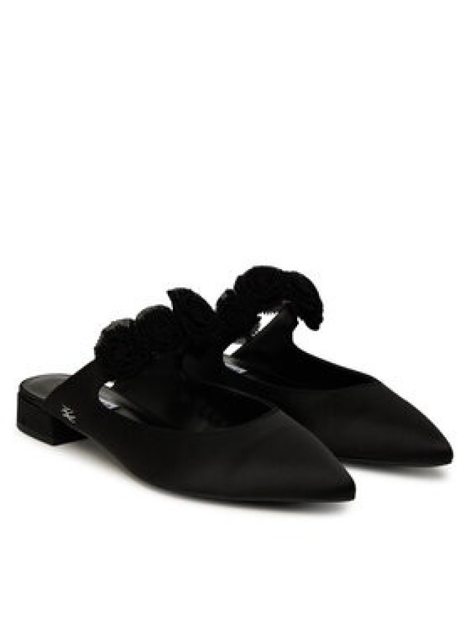 KARL LAGERFELD Klapki Kerrie KL40154 Czarny