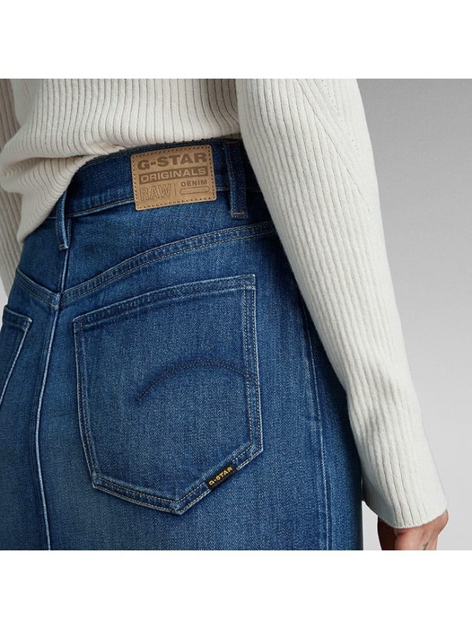 G-Star Spódnica dżinsowa w kolorze granatowym rozmiar: W27