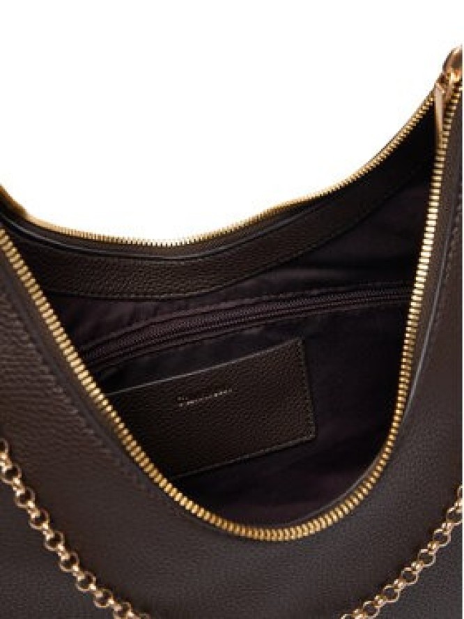 Calvin Klein Torebka Emblem Hw Pebble Shoulder Bag LV04F3495G Brązowy ciemny