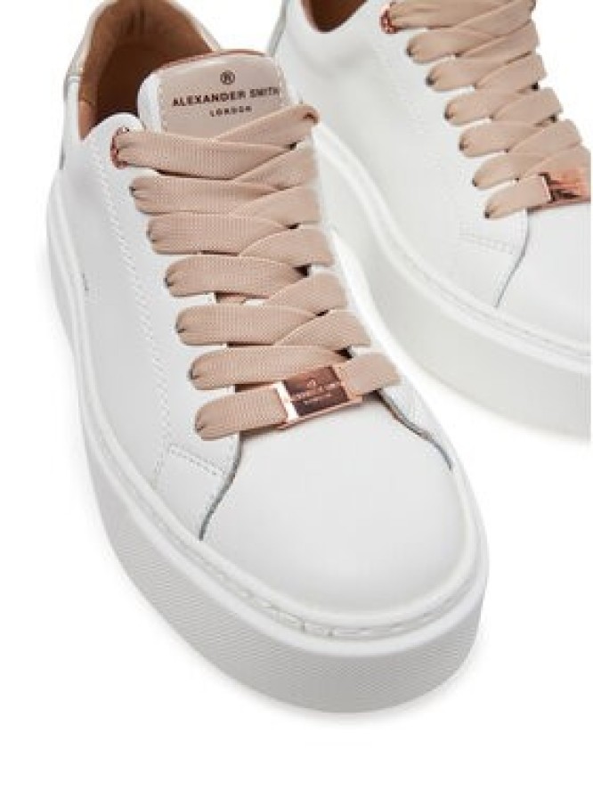Alexander Smith Sneakersy London High ALBBLHW 8402 Biały