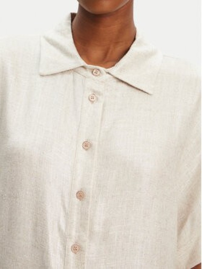 ACCESS FASHION Koszula 53-7079-421 Beżowy Regular Fit