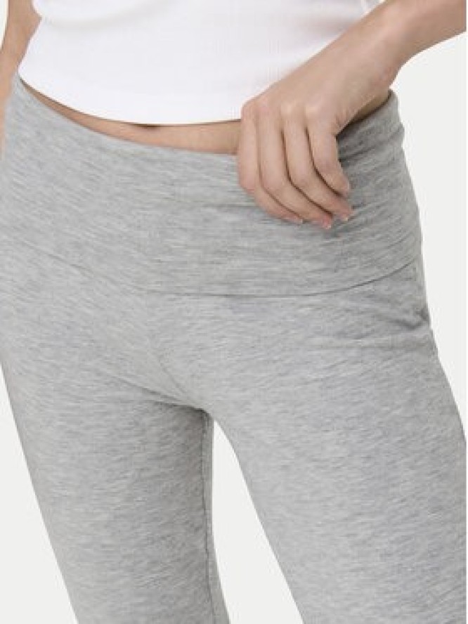 ONLY Legginsy Glamour 15339771 Szary Slim Fit