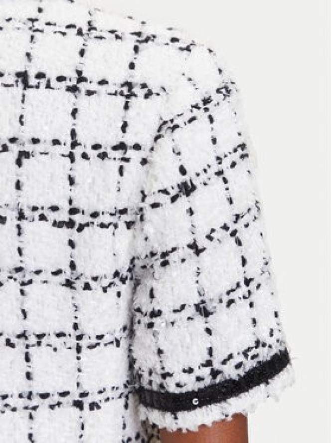 KARL LAGERFELD Sukienka dzianinowa A3W13031 Écru Regular Fit