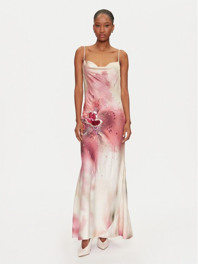 Marciano Guess Sukienka wieczorowa 5GGK57 7099Z Beżowy Regular Fit