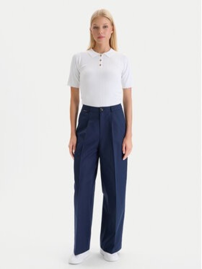 Beverly Hills Polo Club Spodnie materiałowe W126-BHLTR-1061-19X Granatowy Regular Fit