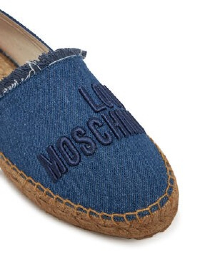 LOVE MOSCHINO Espadryle JA10262G0MJO5700 Niebieski