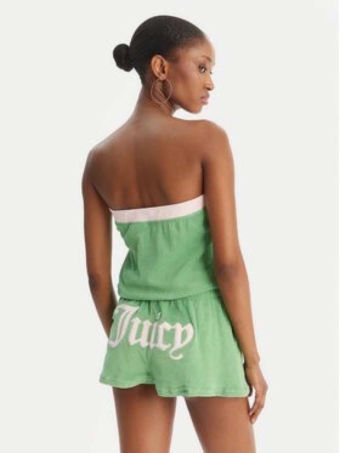 Juicy Couture Kombinezon Applique Terry JCWFP126316 Zielony Regular Fit