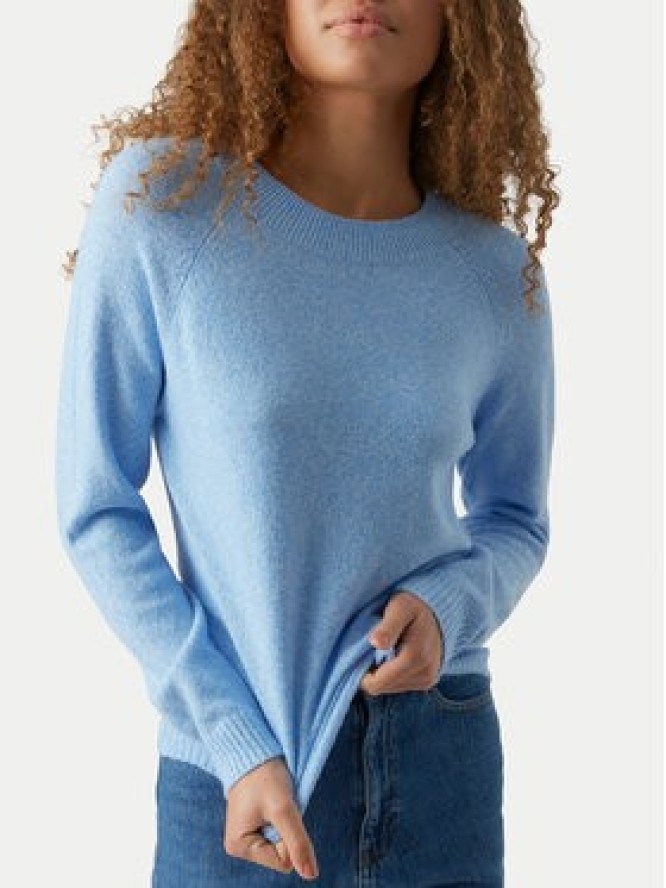 Vero Moda Sweter Doffy 10201022 Niebieski jasny Regular Fit