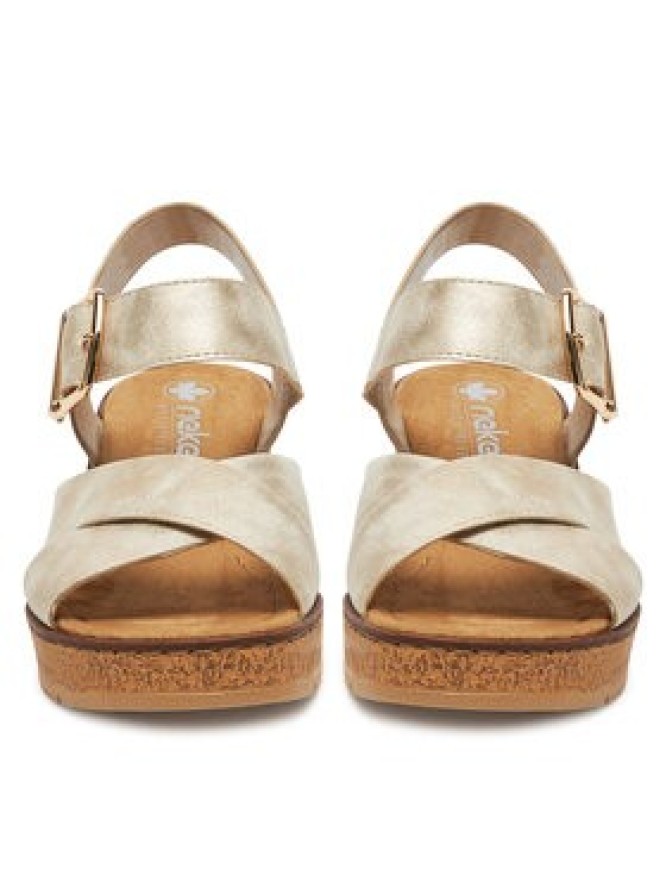 Rieker Sandały 63795-60 Beżowy