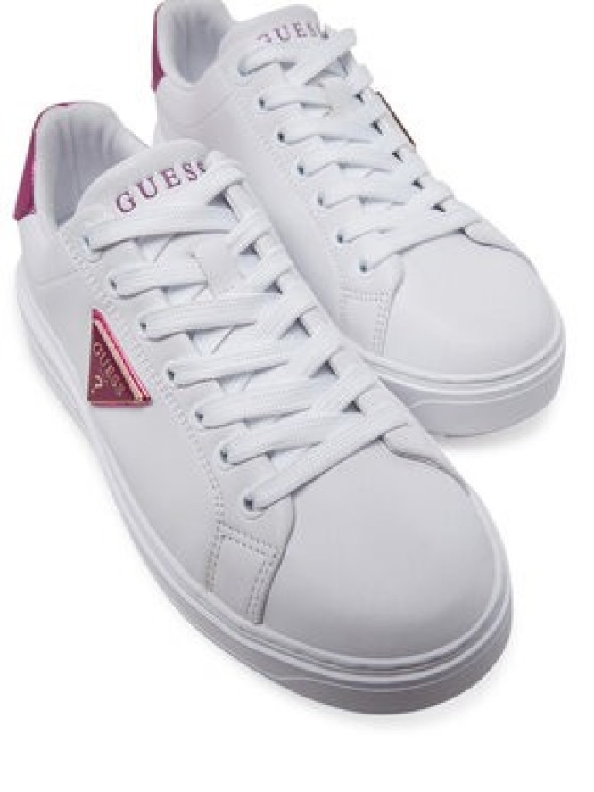 Guess Sneakersy FLJD12 LEA12 Biały