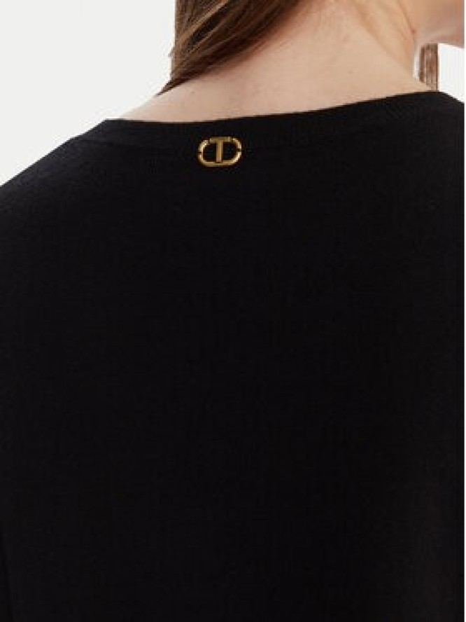 TWINSET Sweter 252TT3440 Czarny Regular Fit