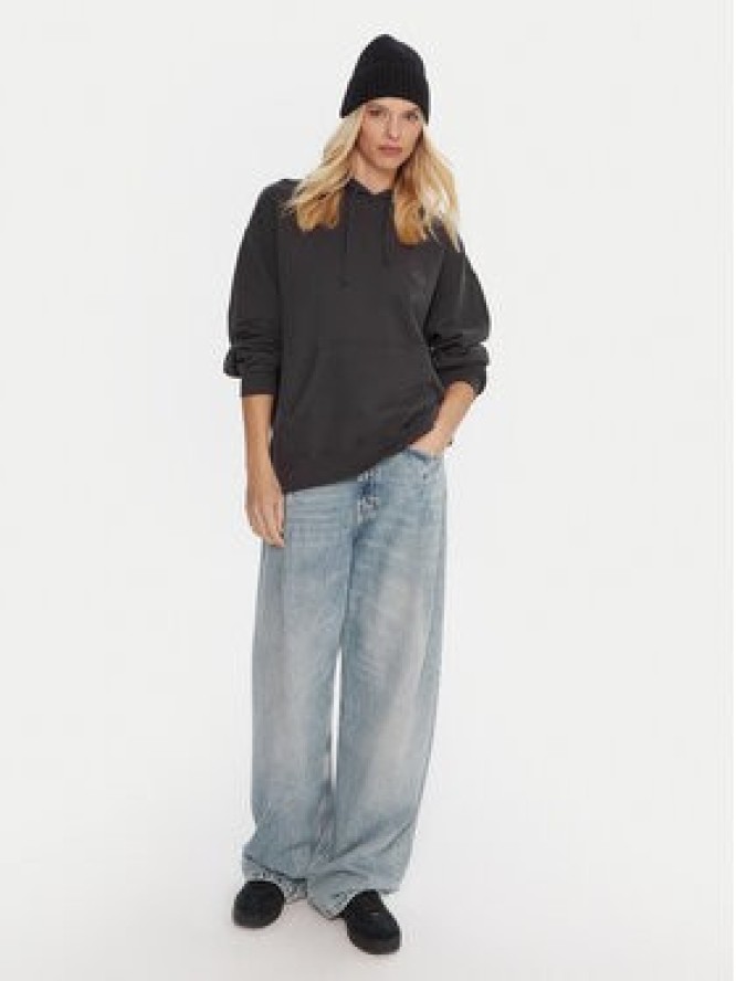 Quiksilver Bluza Esential Hoodie EQWFT03191 Szary Oversize