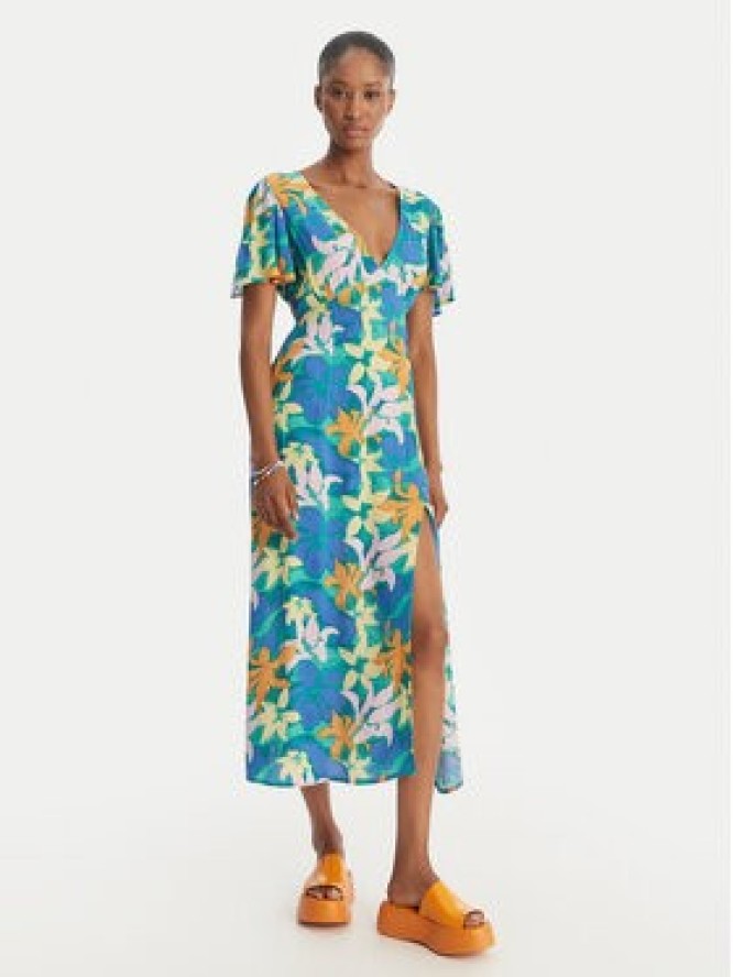 Billabong Sukienka letnia Jet Set EBJWD00134 Niebieski Regular Fit