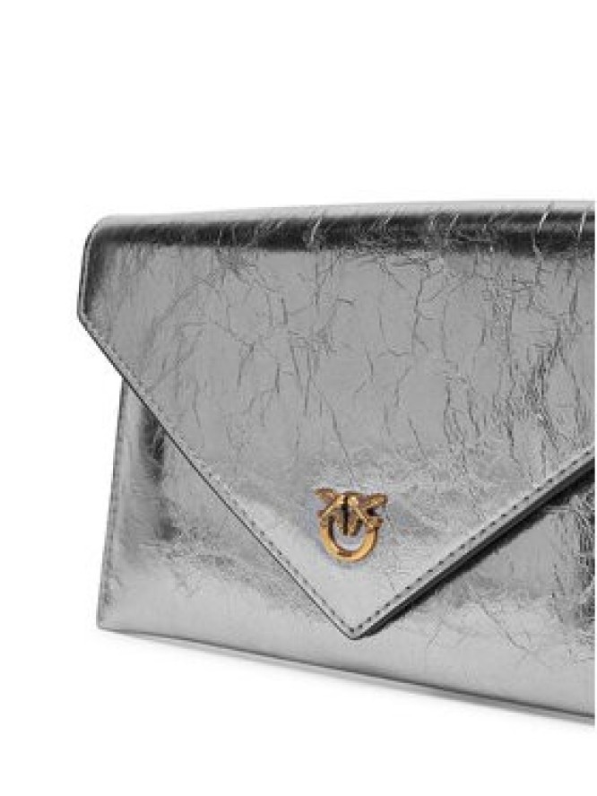 PINKO Torebka Flat Purse Mini AI 25-26 PCPL 105347 A2OT Srebrny