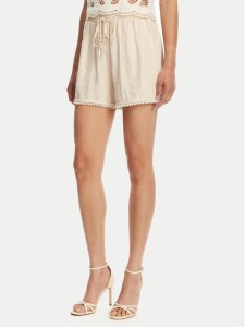 TWINSET Szorty materiałowe 251LM2QGG Beżowy Regular Fit