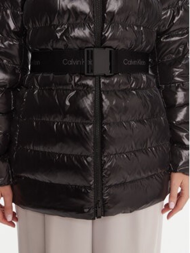 Calvin Klein Kurtka zimowa LV044D542G Czarny Regular Fit