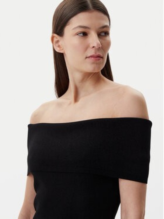 MICHAEL Michael Kors Sukienka dzianinowa MS582Y033D Czarny Slim Fit