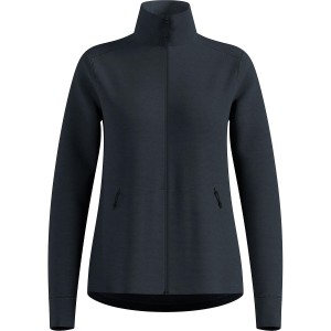 Bluza bez kaptura rozpinana Odlo Mid layer full zip GRID FLEECE
