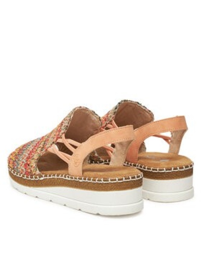 Rieker Sandały V1241-90 Kolorowy