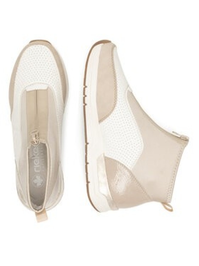 Rieker Sneakersy 58959-62 Beżowy