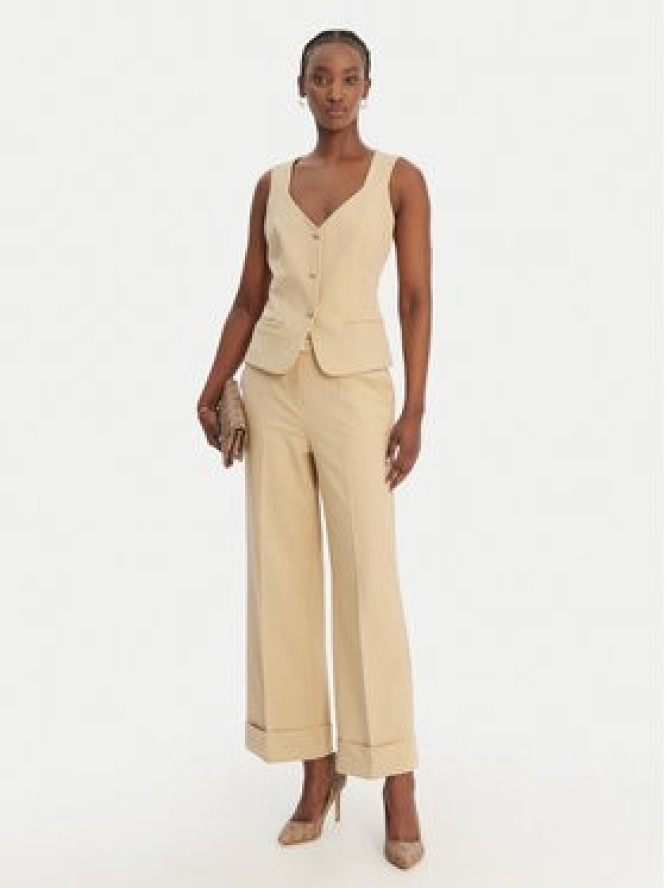 Guess Kamizelka W6GH49 W1895 Beżowy Slim Fit