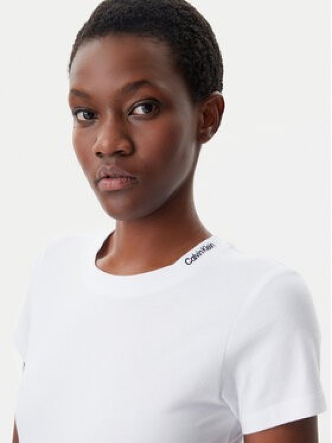 Calvin Klein Jeans T-Shirt Logo J20J225540 Biały Regular Fit