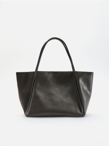 Torebka shopper - ciemnobrązowy